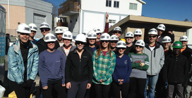 Volunteer work for Habitat for humanity - our culture